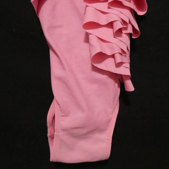 Pink Ruffle Tiered One Piece Swimsuit | size 6 girls - Picture 6 of 11